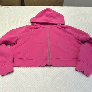 Lululemon Scuba Oversized Full-Zip Cropped Hoodie